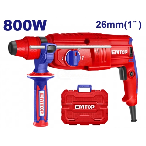Máy khoan bê tông Emtop ERHRL801 ( 3 chức năng )