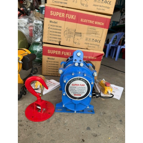 Máy tời nhanh 22m/phút Super FUKI 200/400Kg ( 2.2kW )