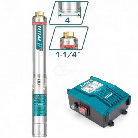 Máy bơm giếng sâu 82m Total TWP57501 ( 750W - 1.0Hp )