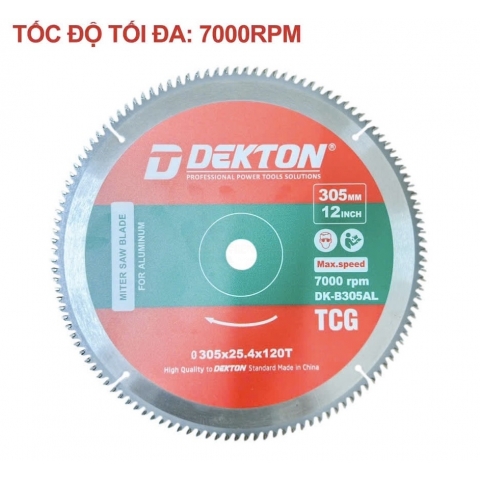 Lưỡi cắt nhôm 305mm Dekton DK-B305AL