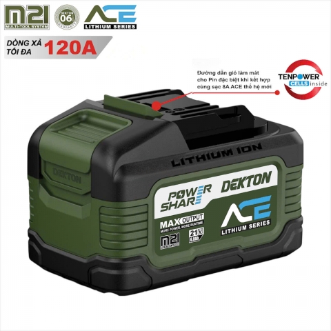 Pin 6A Dekton M21-B6120XPROMAX ( 15cell xả 120A )