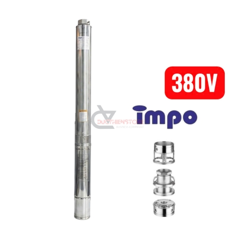 Bơm hỏa tiễn cột áp 125m IMPO 4SD6/21-2.2 ( 3 pha 380V 3.0Hp )
