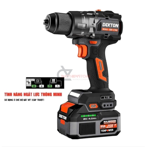 Máy khoan 100Nm dùng pin Dekton M21-ID13100XPROMAX