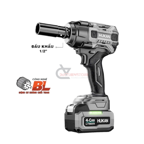 Máy siết bulong 1000Nm Pin Hukan HM21-G2-IW1000N