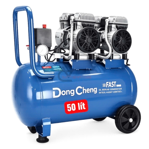 Máy nén khí không dầu 50 lít Dongcheng DQE1200X2/50L