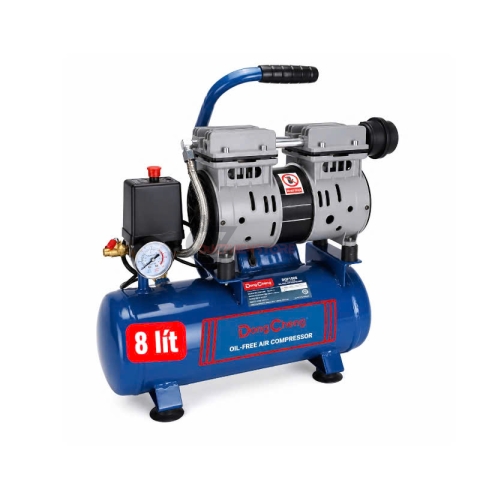 Máy nén khí không dầu 8 lít Dongcheng DQE1608