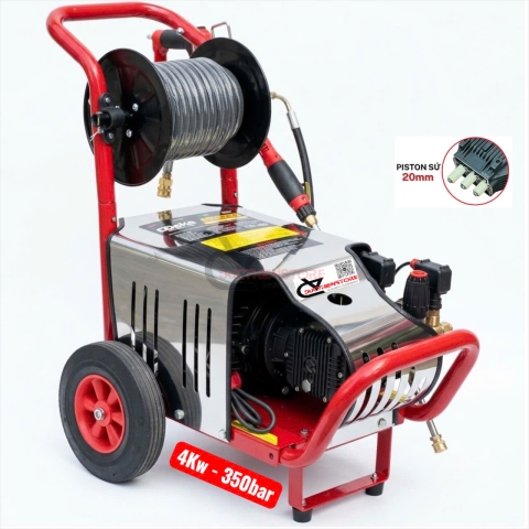 Máy xịt rửa công nghiệp 4.0kW DDeko DK-X40 xe đẩy