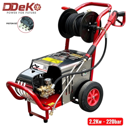 Máy rửa xe công nghiệp 2,2kW DDeko DK-X22 ti sứ