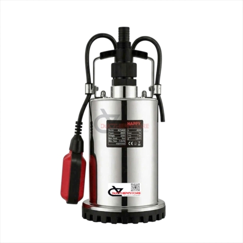 Bơm chìm sát đáy inox Happy HCS400I phao tự ngắt