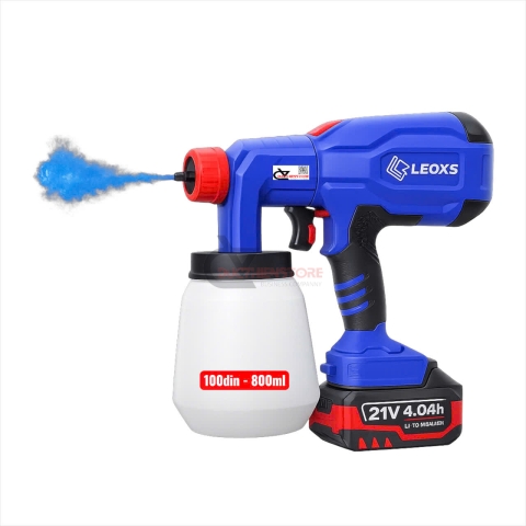 Máy phun sơn dùng Pin 21V LEOxs LXS-SG900TM ( chưa pin & sạc )