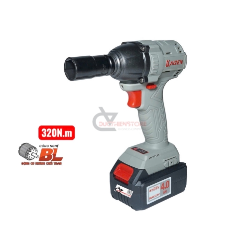 Máy siết bulong 320Nm Pin 21V Kaizen KZ-6220V Brushless ( bộ )
