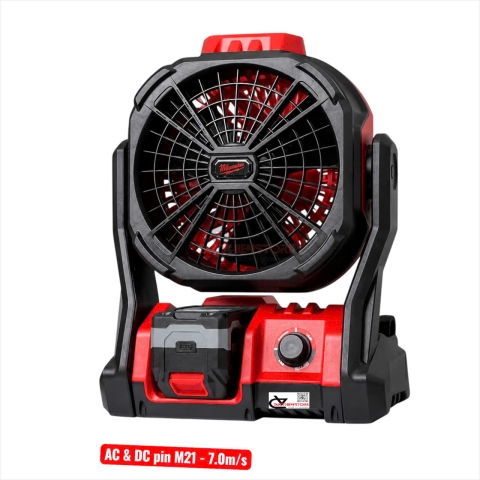 Quạt dùng pin M21 và điện Kaizen KZ-CF330 ( chưa pin & sạc )