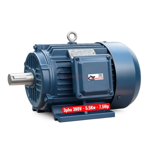 Motor kéo 5.5Kw Xtra Y3-132S-4 ( 3 pha 380V 7.5Hp ) 