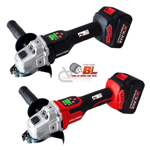 Máy mài góc pin 21V Amaxtools AM100C-SM Brushless
