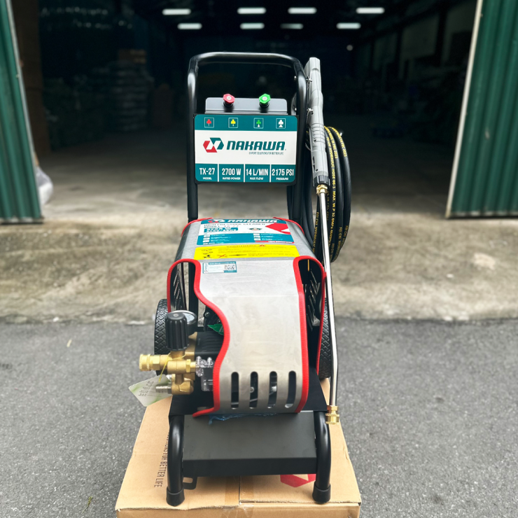 Máy Xịt Rửa Xe Cao Áp Nakawa TX-27 ( 2.7KW - 2175PSI )