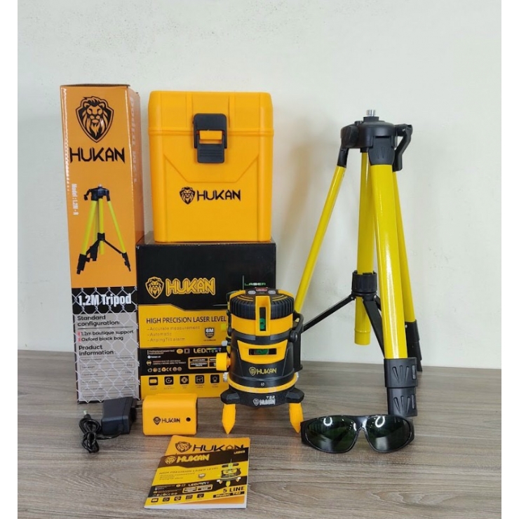 Máy cân bằng Laze 5 tia xanh Hukan G1-T22