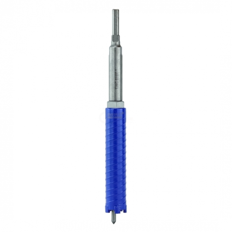 Mũi khoan rút lõi Khô 32mm Kingblue KRS-32*155 ( chân lục giác và đầu chuyển SDS )