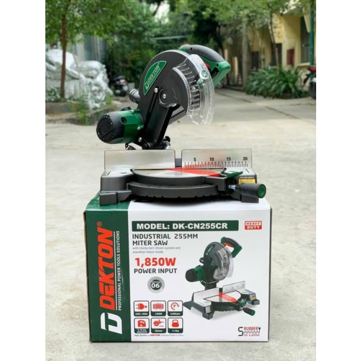 Máy cắt nhôm gỗ 255mm Dekton DK-CN255CR dây Curoa 