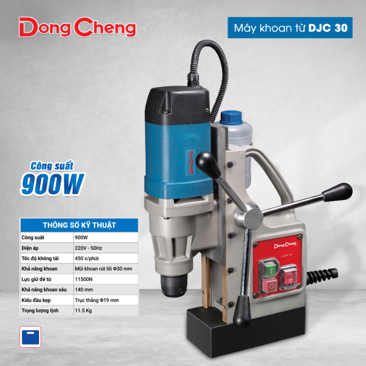 Máy khoan từ 900W Dongcheng DJC30 
