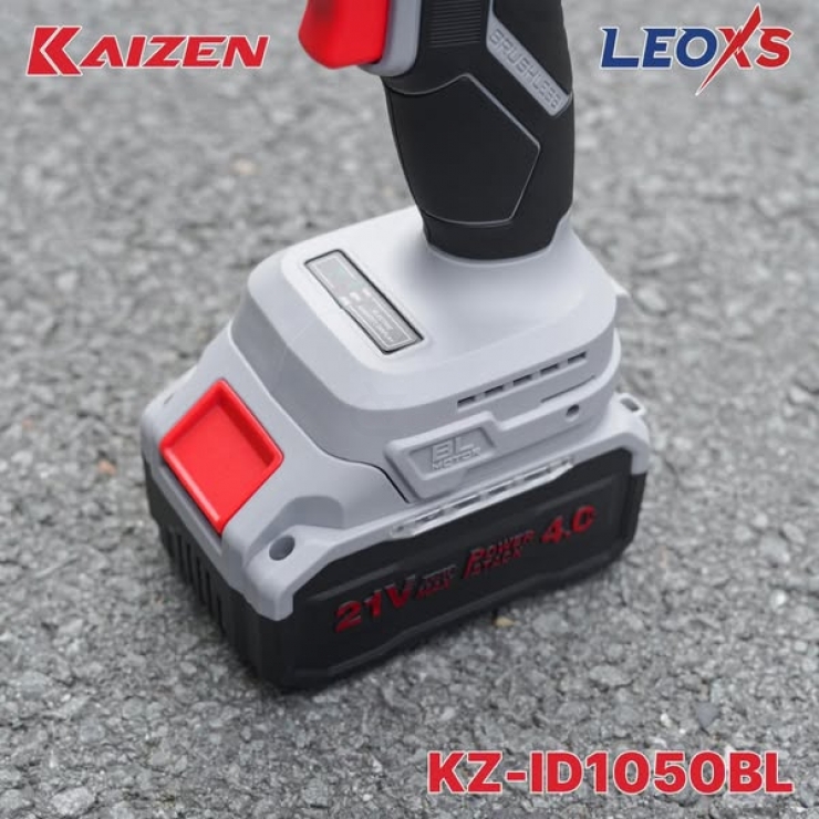 Máy khoan Pin 21V 40Nm Kaizen KZ-ID1050BL Brushless