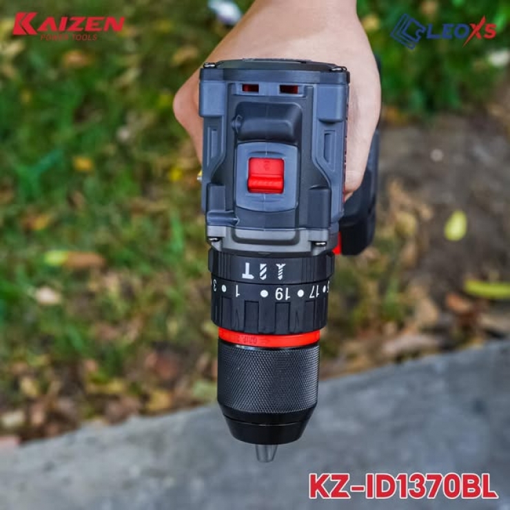 Máy khoan Pin 21V 70Nm Kaizen KZ-1370PRO Brushless dòng compact nhỏ gọn