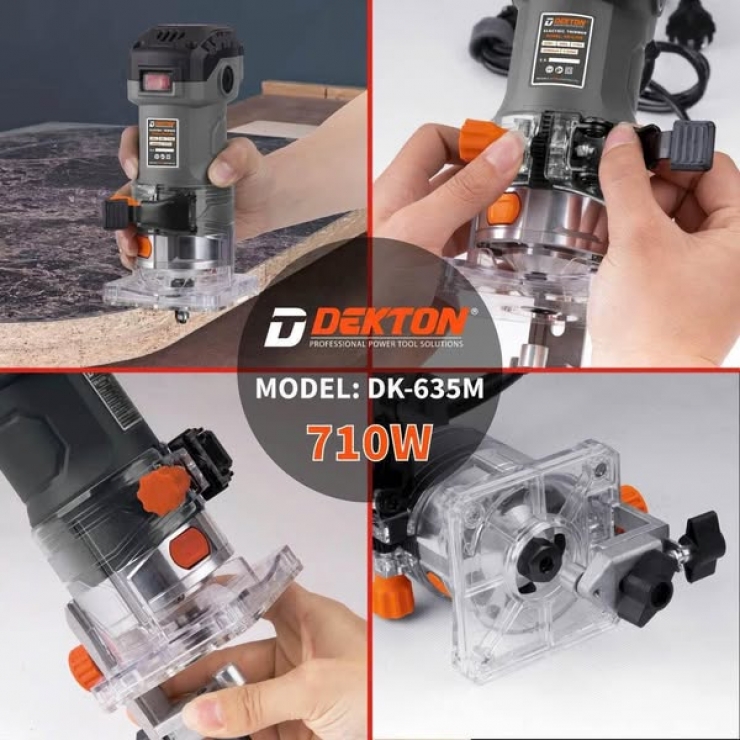 Máy phay 6mm Dekton-DK635M 