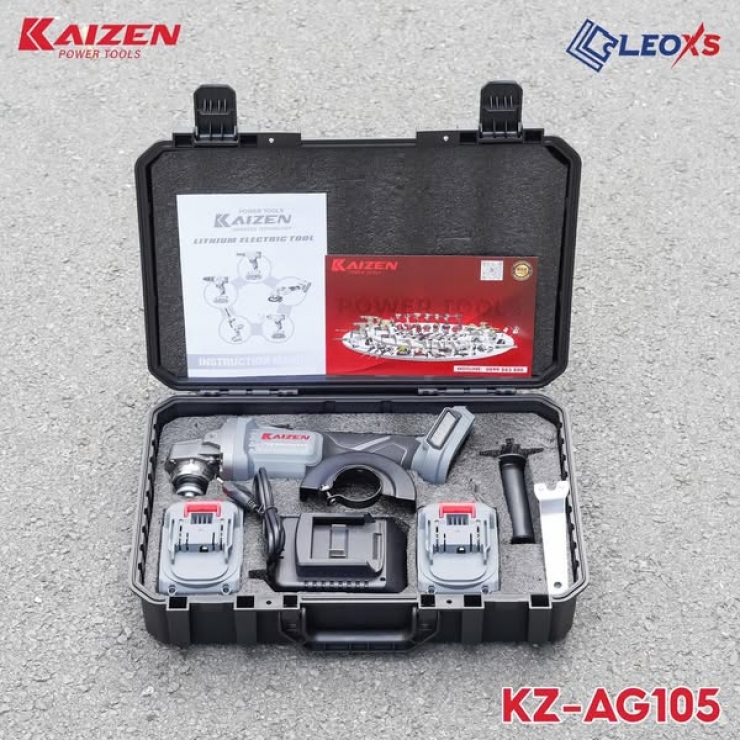 Máy mài góc dùng Pin 21V Kaizen KZ-AG105 Brushless