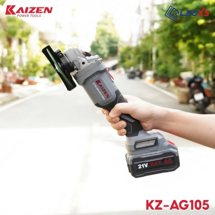 Máy mài góc dùng Pin 21V Kaizen KZ-AG105 Brushless
