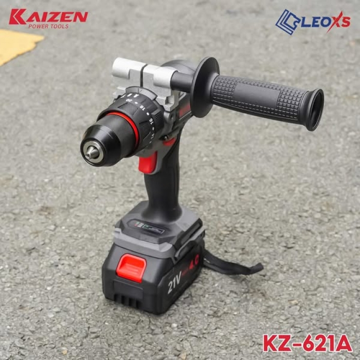 Máy khoan Pin 21V 80Nm Kaizen KZ-621A Brushless