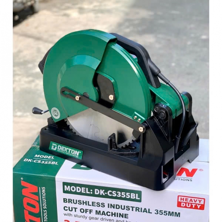Máy cắt sắt lưỡi hợp kim 355mm Dekton DK-CS355BL Brushless