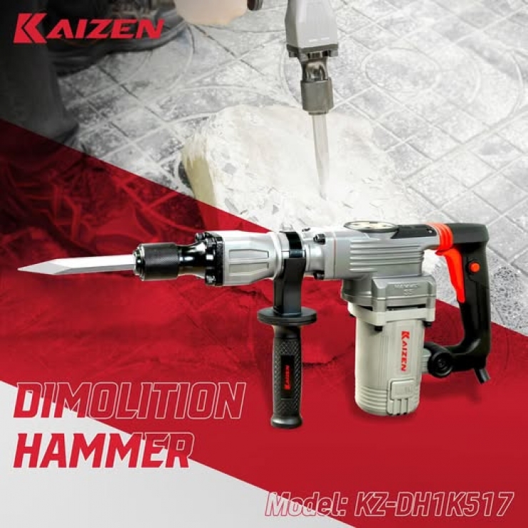 Máy đục bê tông 17mm Kaizen DH1K517L  1500W - 20J 