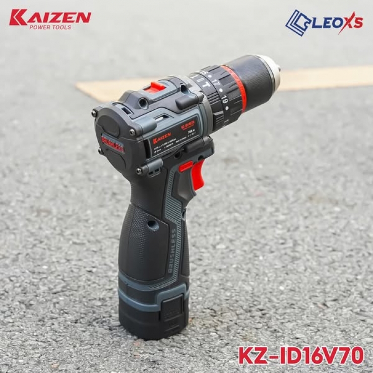 Máy khoan Pin 16V 70Nm Kaizen KZ-ID16V70 Brushless