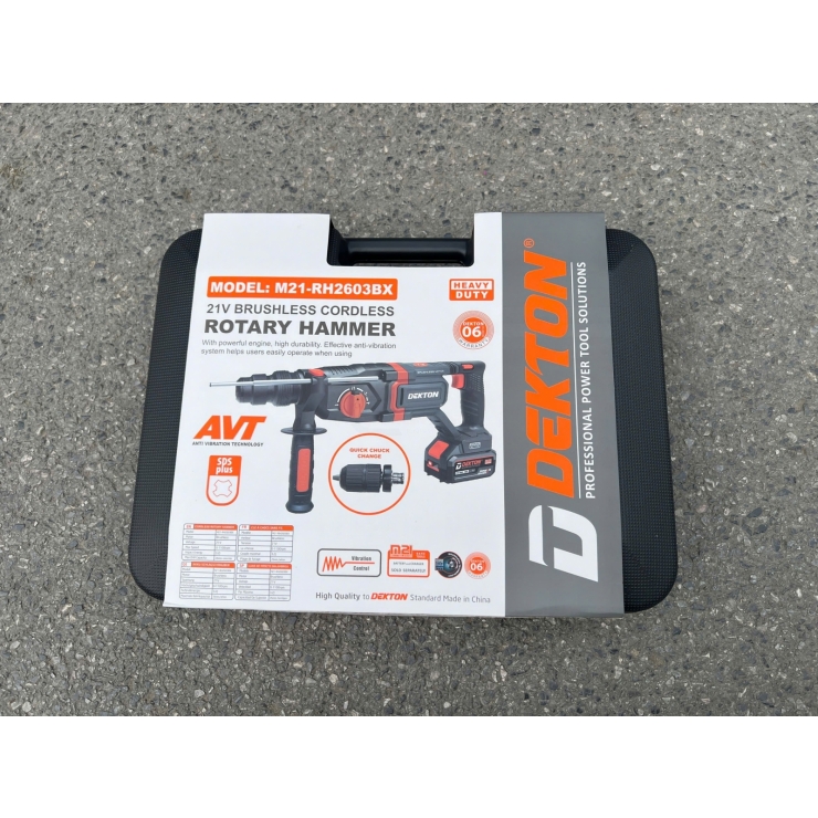  Combo máy khoan động lực Pin 21V Dekton M21-RH2603BX Brushless