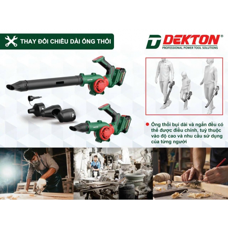 Máy thổi bụi Pin 21V Dekton M21-TB03 