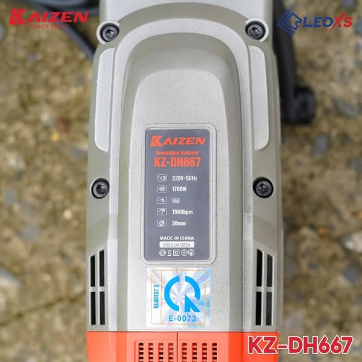 Máy đục bê tông 30mm Kaizen KZ-DH667 hammer