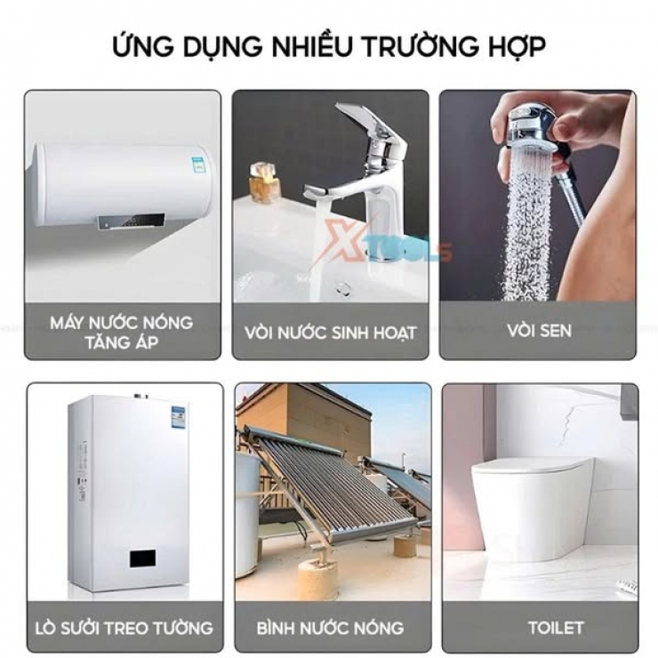 Máy bơm tăng áp mini 24V Rymaru RY-100DC24 biến tần thế hệ 2