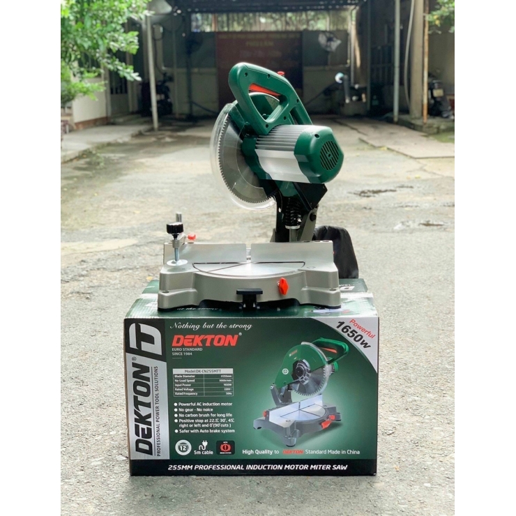 Máy cắt nhôm DEKTON motor từ dùng lưỡi 255mm