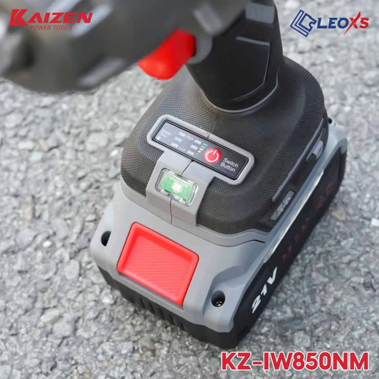 Máy siết bulong 850Nm Pin 21V Kaizen KZ-IW850NM Brushless