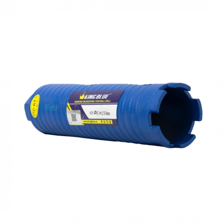 Mũi khoan rút lõi 63mm Kingblue KRL-63*350 ( Khô & Nước )