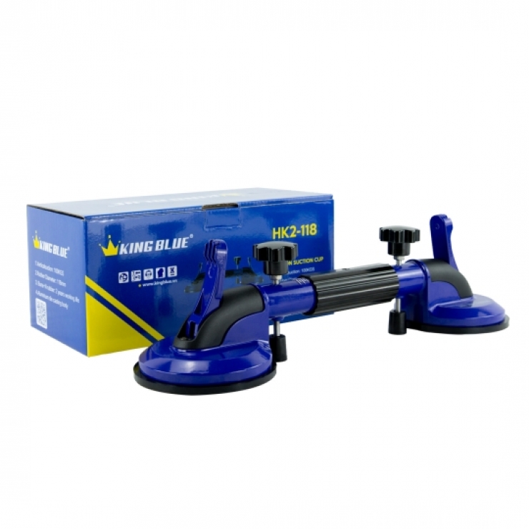 Tay hít kính đôi 100kg Kingblue HK2-118