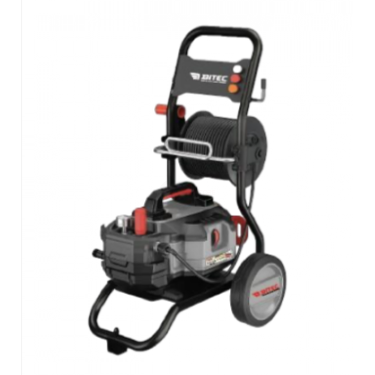 Máy xịt rửa cao áp 3.6Kw Btec BT3812 xe đẩy rulo