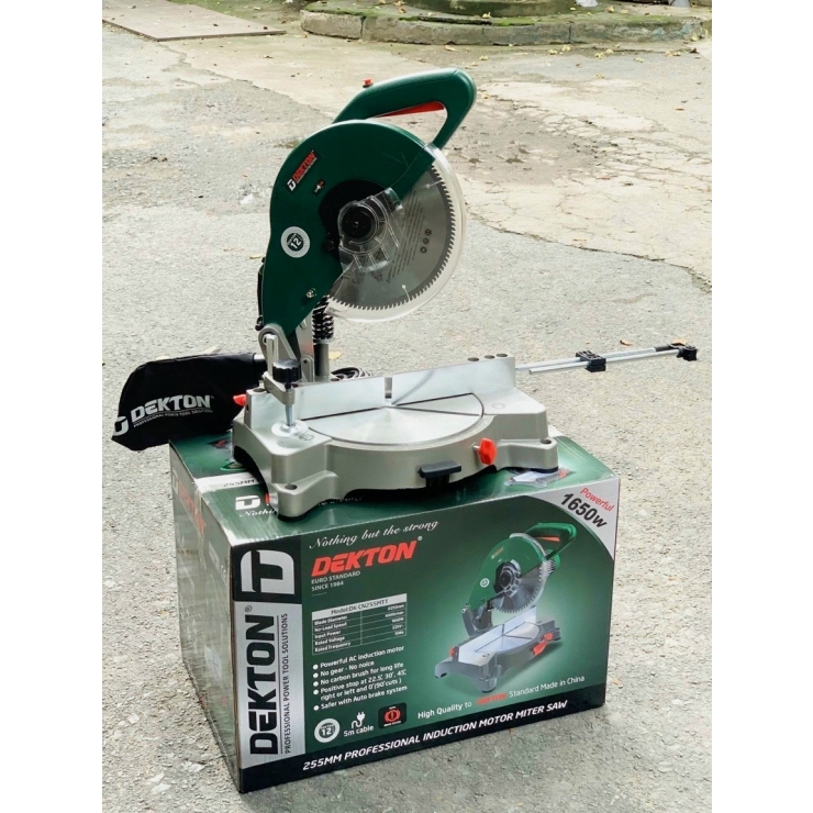 Máy cắt nhôm DEKTON motor từ dùng lưỡi 255mm