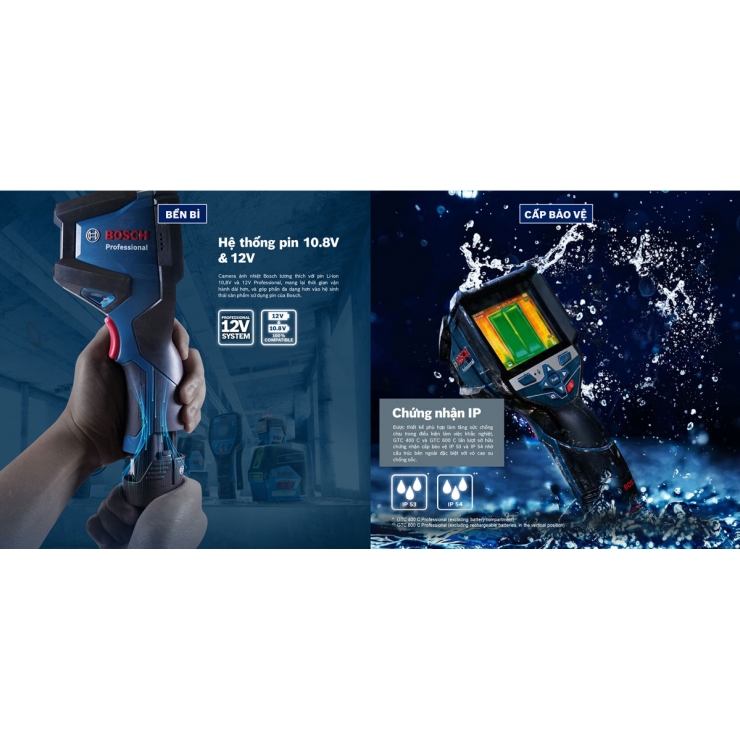 Camera nhiệt 600 ºC Bosch GTC 600 C Professional