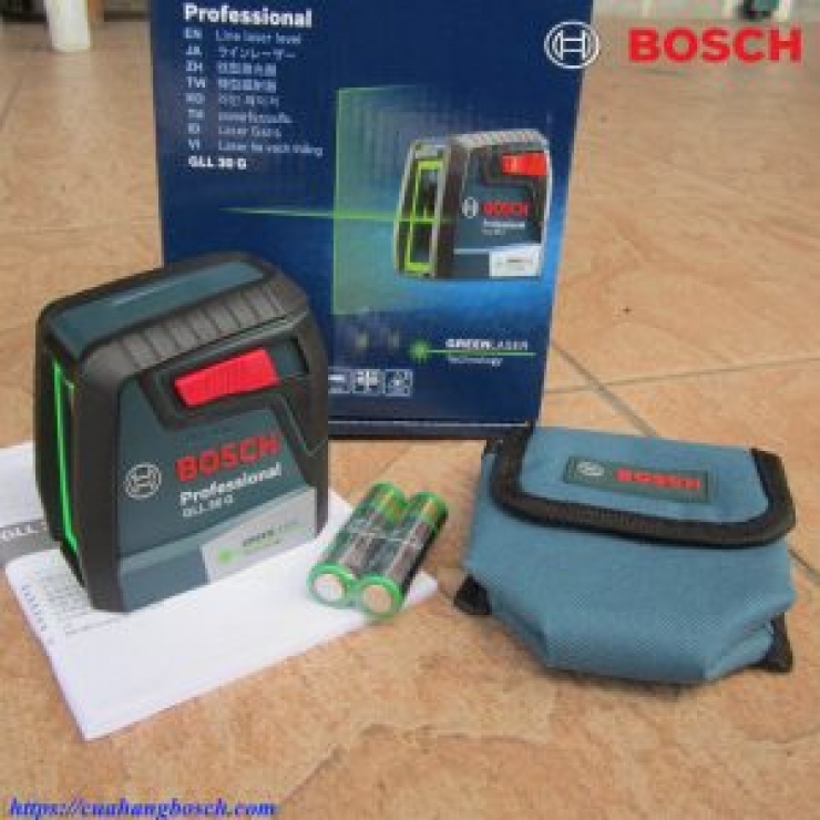 Máy cân mực 2 tia xanh Bosch GLL 30 G Professional