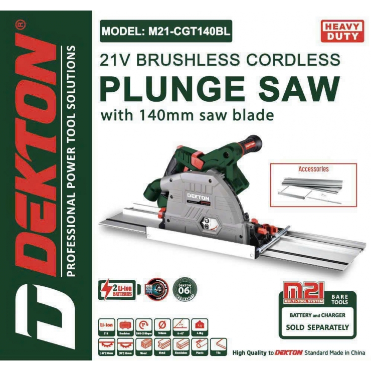 Máy cắt gỗ Pin 21V Dekton DK-CS2140MKT Brushless