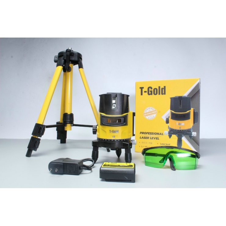 Máy Cân Bằng Laser T-Gold T-102B ( 5 Tia Xanh )