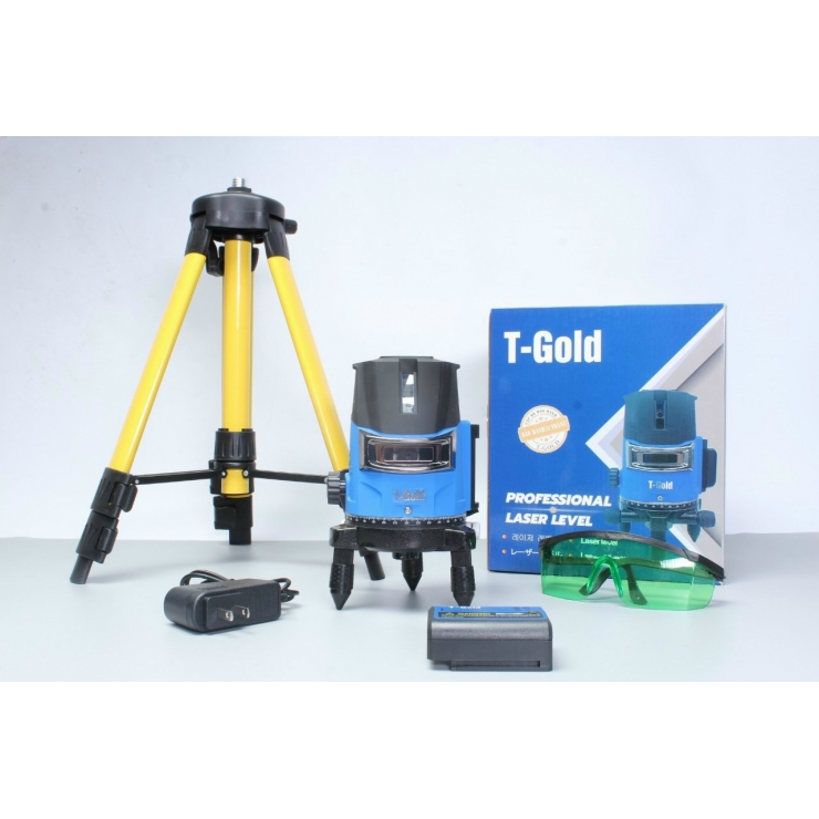 Máy Cân Bằng Laser T-Gold T-102 ( 5 tia Xanh )