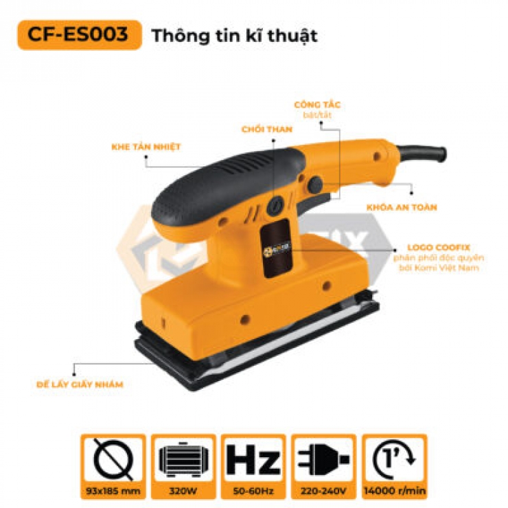 Máy chà nhám rung Coofix CF-CS003