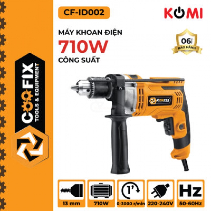 Máy khoan điện 13mm Coofix CF-ID002 710W
