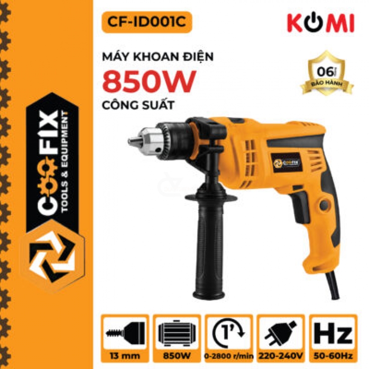 Máy khoan điện 13mm Coofix CF-ID001C 710W